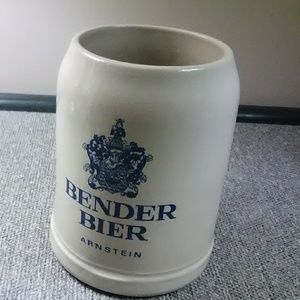 Bender Bier Arnstein pottery mug